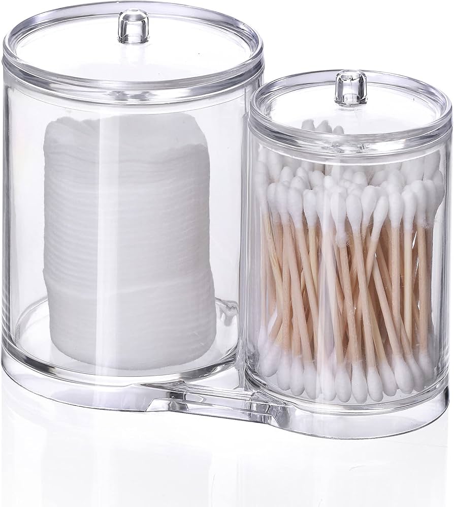 SUPPORT TWIN MAKE-UP COTTON PADS BOX