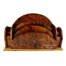 CLASSEUR BUREAU EN LOUPE BOIS