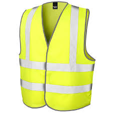 GILET JAUNE ET -ROUGE -SPORT