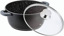 DIECAST ALUMINIUM MARBLE SOUP POT 36CM