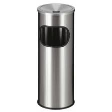 SEAU POUBELLE CIGARETTE INOX